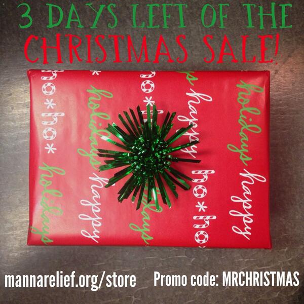 Just 3 days left of our Christmas Sale! Get your $12 Nourish tees by December 22 at midnight!