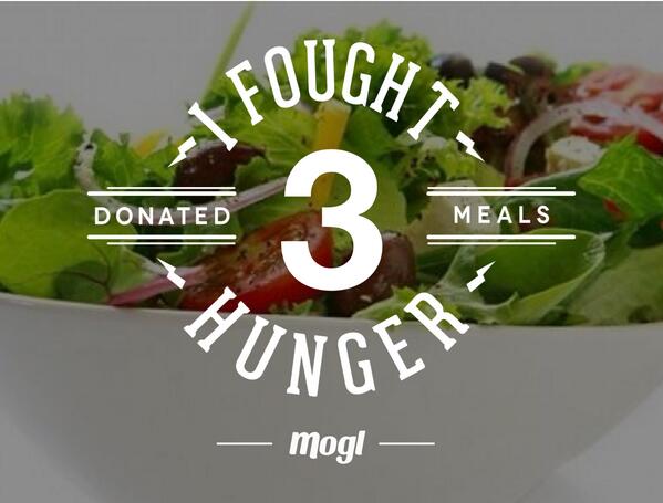 SethSandler's tweet image. I donated 3 meals just by eating at Greenspot Salad Company. Join me. mogl.com #fighthungerwithhunger