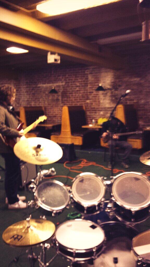 WhereAmIEverJJ's tweet image. @RealDeitchBeats trying to channel my inner Deitch with my band. #Rage #MusicIsLife #FunkDrumming