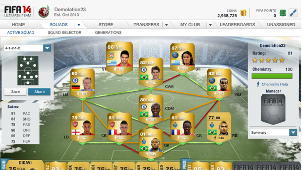 elnino_b98's tweet photo. ****MASSIVE SUAREZ GIVEAWAY****

TO ENTER:

1,RT
2,FOLLOW ME AND @FUT14Coinzz
3,S/Os APPRECIATED

WINNER IN 40 HOURS! http://t.co/4Uyz2NI0Xb
