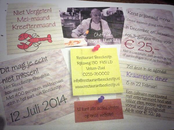 Hou ons in de gaten in 2014 !!!