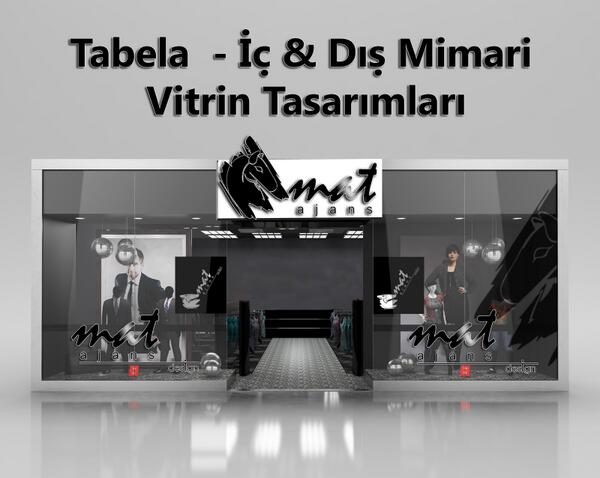 Tabela - İç &amp; Dış Mimari - Vitrin Tasarımları