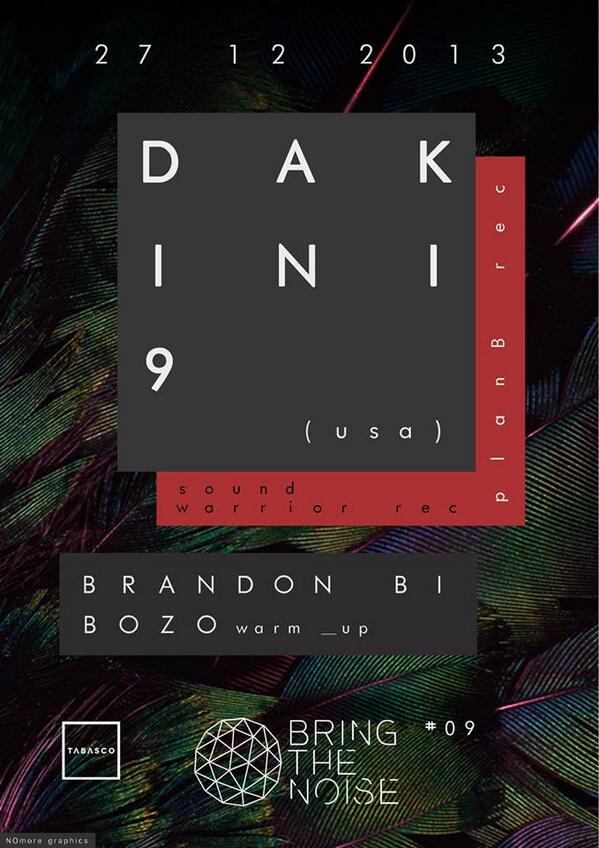 _Brandon_Bi_'s tweet photo. 271213. Dakini9 - Brandon bi - Bozo @ Tabasco Club, Florence http://t.co/NKDL8nEgxQ