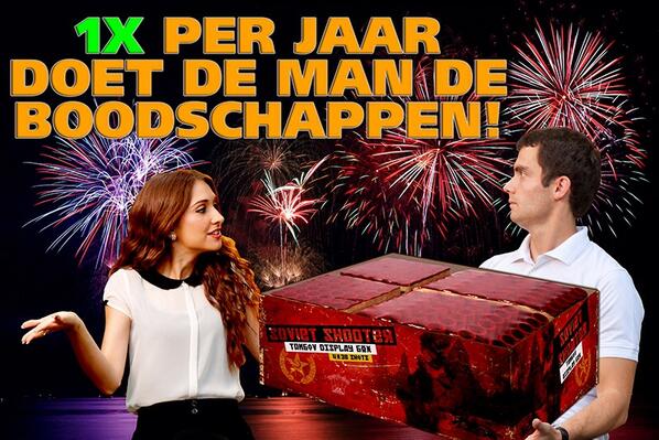 Wie koopt er #vuurwerk? Mannen of vrouwen?