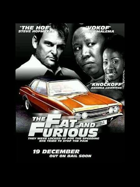 AndyvanWyk's tweet photo. Jokes coming thick and fast... RT @bram_hanekom: Steve &amp; Julius.The jokes start- "the fat &amp; the furious" ... http://t.co/32GDChczOM