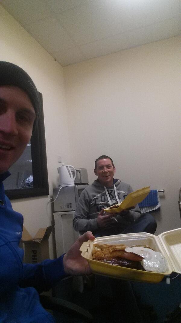 Great Tabata this morning, Xmas fry with <a href="/Stephend75/">Stephen Doyle</a> #merryxmas