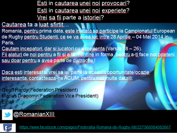 RomanianRugbyLeague tweet media