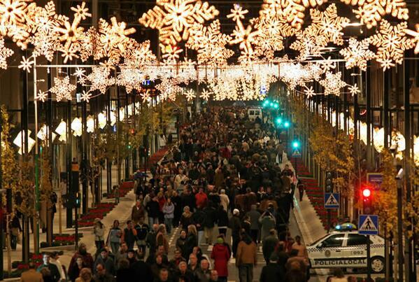_Paisajes_'s tweet photo. Granada en Navidad, espectacular. http://t.co/8MXGdAyZE1