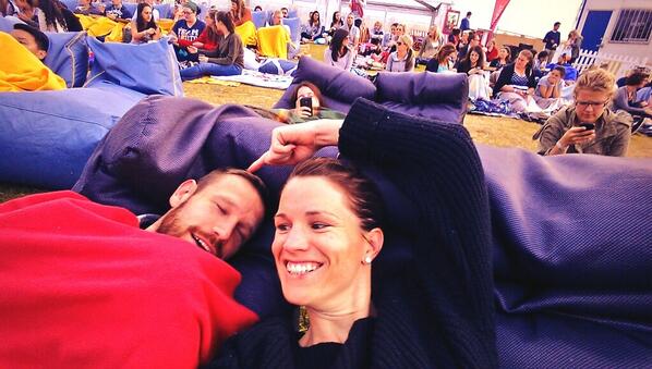 MackieEmma's tweet photo. Wake up Sascha,movies bout to start! #openaircinemas#Ben&amp;jerrys#stkilda#Christmastime http://t.co/QL7m7YrXrc