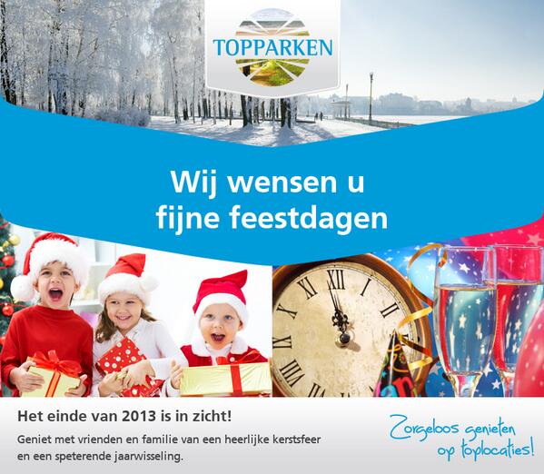 Wij wensen u fijne feestdagen!