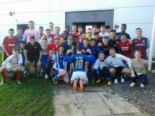 NewCollegeAcade's tweet photo. Friday funday secret santa. The finest lads on the planet. #bestbunch http://t.co/zPIM1z181K