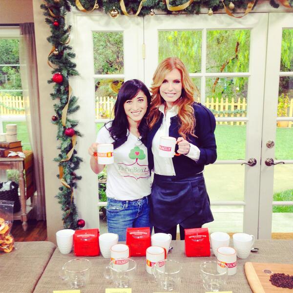 Traceybregman's tweet image. Join me today at 10 AM on @homeandfamilytv We are talking about mold in your coffee! @FarmBoxLA