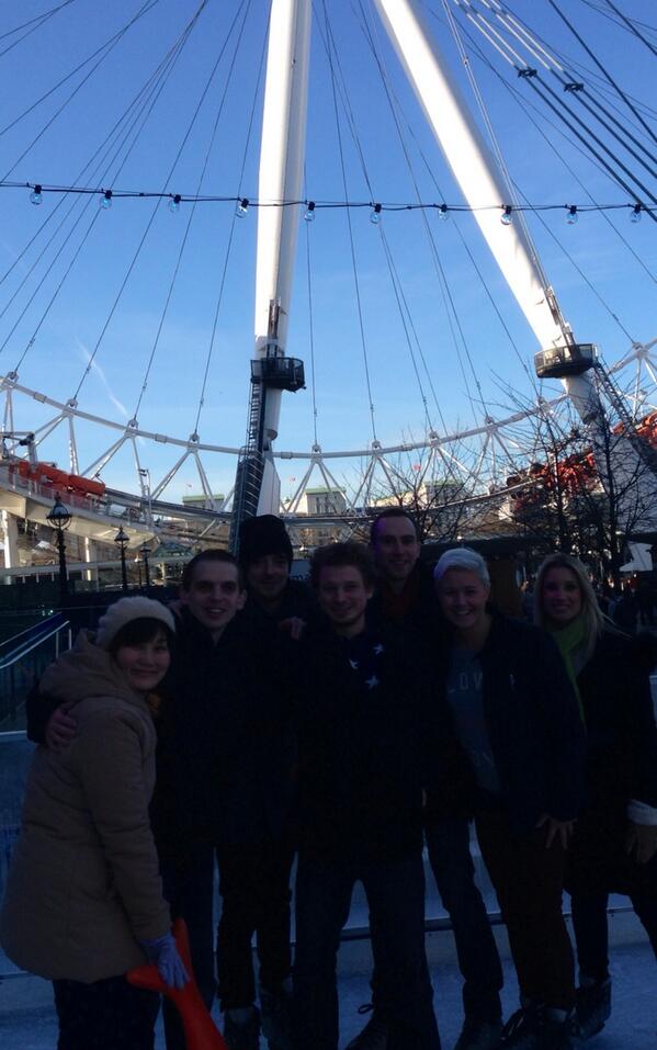 pauldenman's tweet photo. Ice skating the Merlin Way! http://t.co/Mj2Y6ZJyQ9