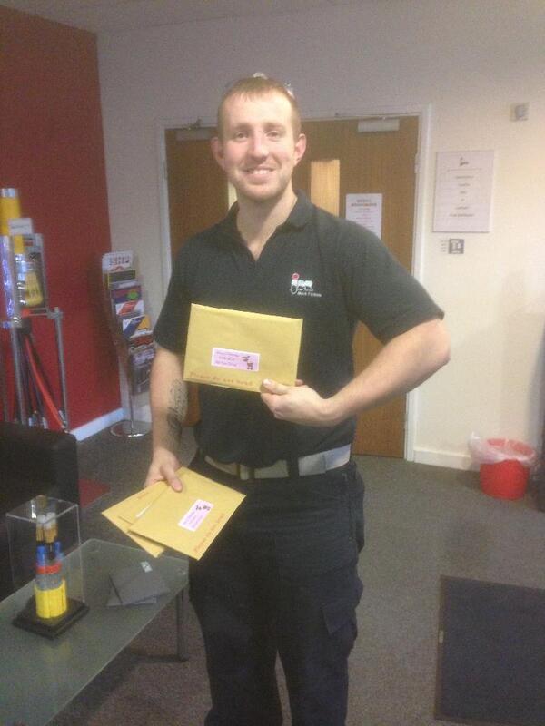 MilKenTravel's tweet photo. as requested by @Finbow88 the new Mil-Ken 2014 calendars delivered to his work! #JDRCables http://t.co/U44zsVZT1C