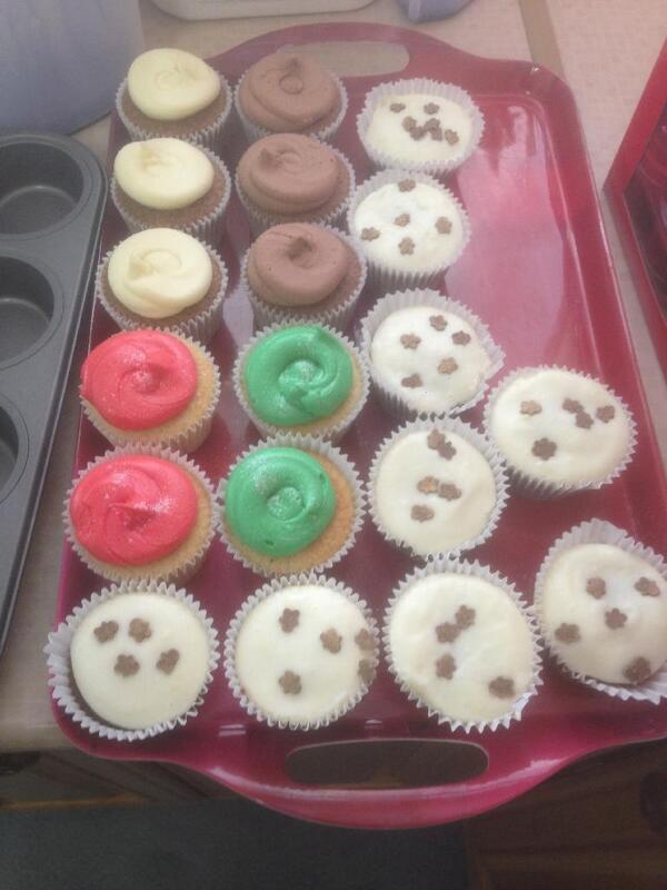 MilKenTravel's tweet photo. been out today sharing the Christmas spirit around! with our homemade cupcakes! from @laurawillcox  #sharethelove http://t.co/xFaQ2spMxr