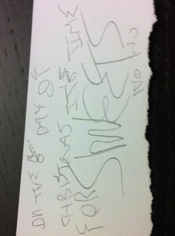 AlexSSinc's tweet image. And you thought yesterday's writing was bad!