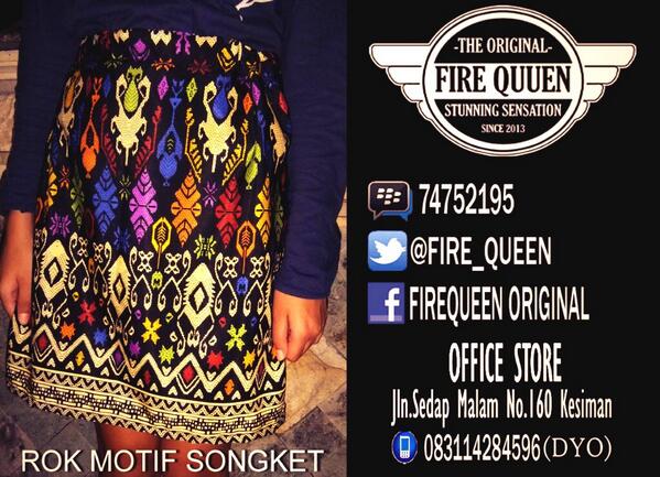 Buat cwe2 . Rok motif songket. Last stock!!