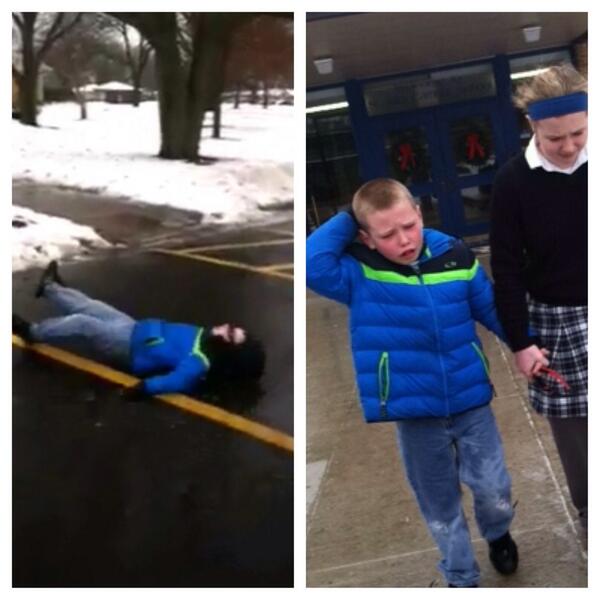 maggieeflan's tweet photo. Jacky takes a tumble😂 http://t.co/OiXPrIU0tn