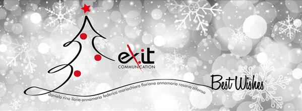exitcomm's tweet image. Lo staff di Exit Communication augura a tutti buone feste! #Natale #auguri #Christmas