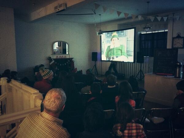 Lighthousepopup's tweet photo. We did it!! First screening has started!! #woking http://t.co/impvoD0KQm