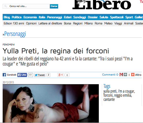 nonleggerlo's tweet photo. La hit della #forcona: "Me gusta el pelo". Grazie Libero (via @alfredoferrante #nonrassegna #forconi) > http://t.co/EXyngVqDKr