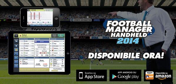 FootballManager's tweet photo. Conduci la tua squadra alla vetta ovunque tu sia! #FMH14 ora disponibile per Android: http://t.co/hadLfoZj4H http://t.co/c9AzEVIynu
