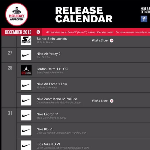 foot locker jordan release calendar