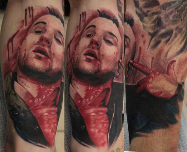 INKtodo's tweet photo. Taxi is one of my favorite movies, ever, and this tattoo only does it justice. Do you agree? #RobertDeNiro #Taxi http://t.co/ntWlAuwFww