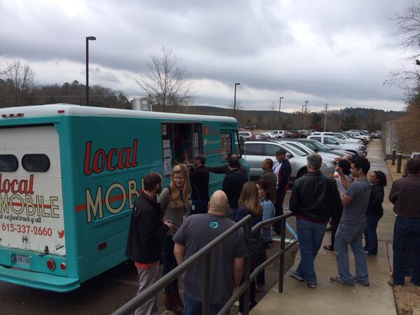 JonTFish's tweet image. Lunch at FNC today. #FNCForge.