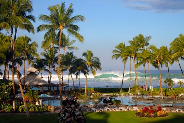 “Next vaca? <a href="/FairmontOrchid/">Fairmont Orchid, Hawaii</a>: Aloha Friday! We are experiencing some unusually high surf in Pauoa Bay today. ”