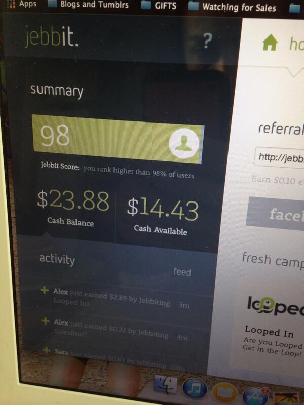 JebbitBU's tweet image. 14 dollars to be made on jebbit right now #getonit