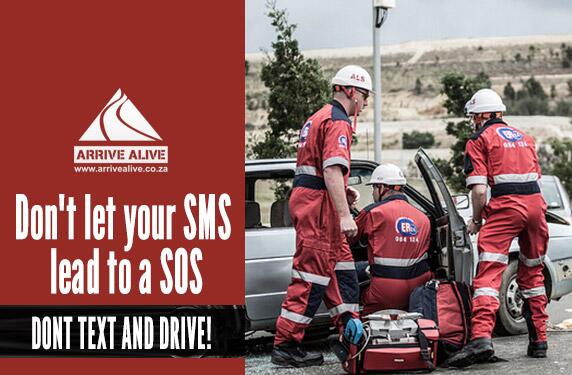 Don't let your SMS result in a SOS ..or a RIP...Avoid distractions and remain focused on the roads!