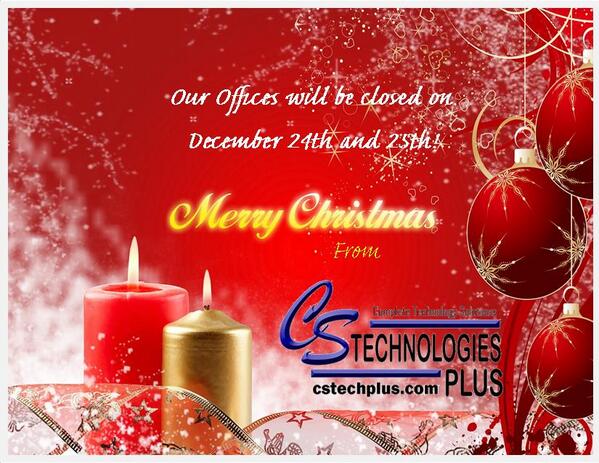 cstechplus's tweet image. Merry Christmas from our family to yours!