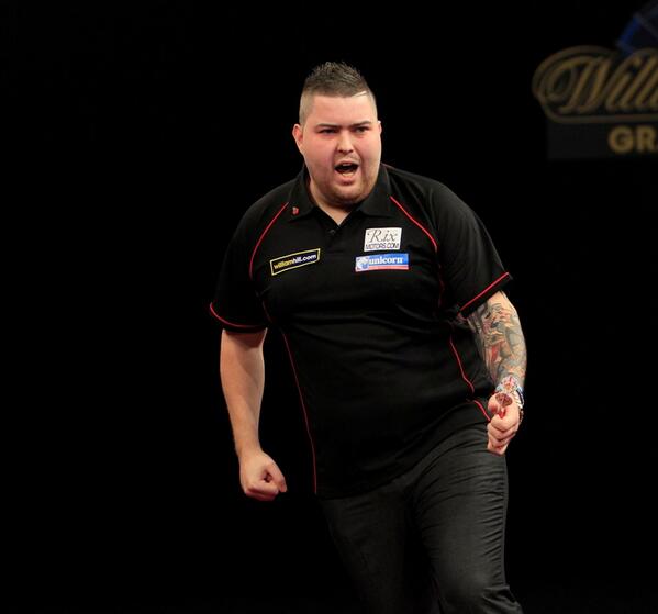 TopPricedTips's tweet image. The biggest moment of Michael Smith's career as he dumps reigning champion Phil Taylor out of the World Championship!