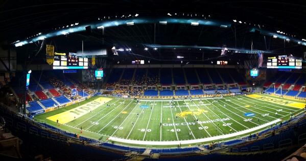 The Fargo dome. #caafb #unhfb #fcsfb #fcsplayoffs