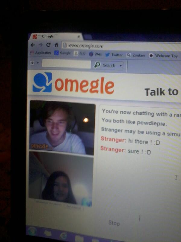 Omg omg omg ik heb pewds gevonden op omegle