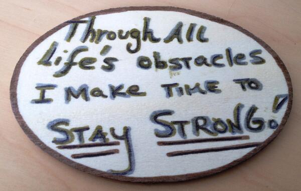 TownFit's tweet photo. My @WaveHouseSD trainer Katie gave me the sweetest gift today, a homemade motivational magnet! #homemade http://t.co/qYSurffBOa