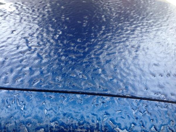 mochasabrina's tweet image. This is the hood of my husbands car #SolidIce