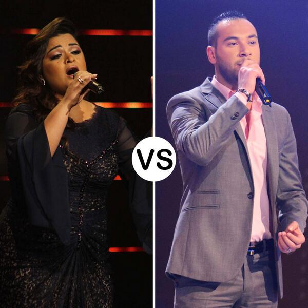 TheWinnerIs_Ar's tweet photo. أغنية واحدة تفصل جورج وهمسة من تحقيق حلمهما والفوز بالجائزة الكبرى، جائزة ال 500,000$! صوّتوا للمشترك المفضّل لديكم. http://t.co/WlWiI4Spwe