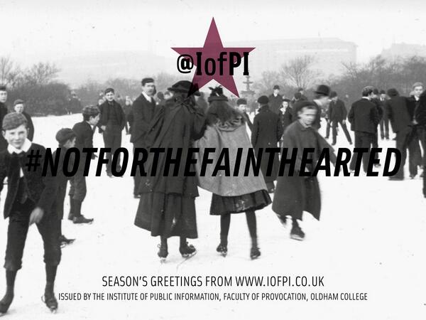 IofPI's tweet photo. Thanks to new #FF
Oldham is 

#NotForTheFaintHearted

@_Stylishly_
@NicoleBarnwelI
@abcdiagnosis
@RgsRoyton
@Nostilia http://t.co/vNu8NLuRsu