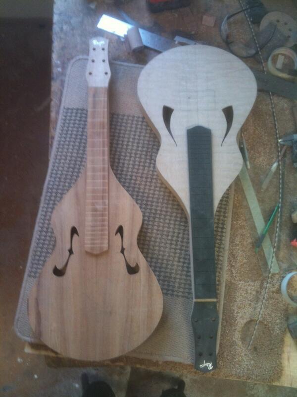 RaycoResophonic's tweet photo. Coming to Wintergrass. Our first lap steels nearing completion. http://t.co/ycqKCvzyxI
