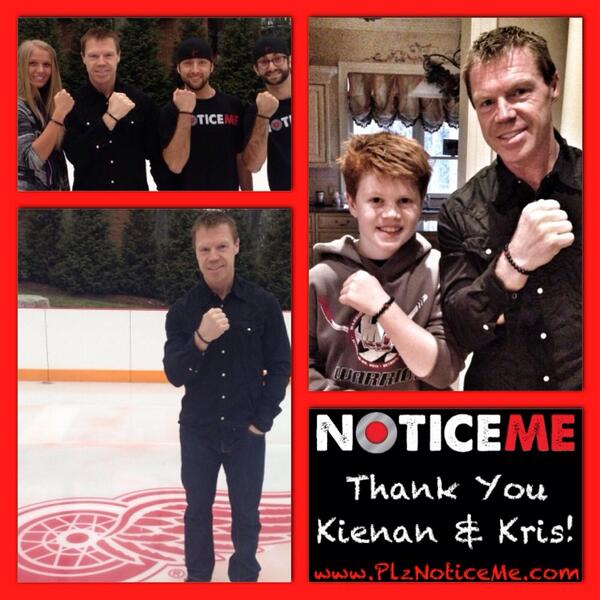 PlzNoticeMe's tweet photo. Huge thx to 4 time Stanley Cup champ @kdraper33 &amp; his son @kienan_jack33 for joining the fight against bullying! http://t.co/IjPlkRsaEE