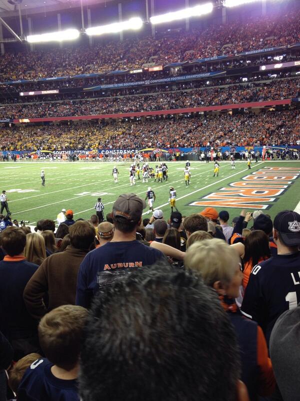 doubleshotent's tweet photo. #Missouri vs #Auburn #SECChampionship http://t.co/EQYsPMi80m