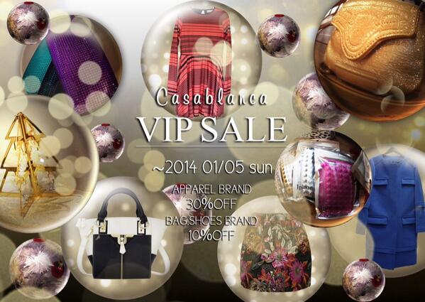 SleekのSAMPLE SALEとshopのVIP SALE本日スタート！
✨Casablanca Ebisu✨渋谷区恵比寿西1-10-10ハマノビル1F
ebisu-casablanca.com ご来店お待ちしております♥️