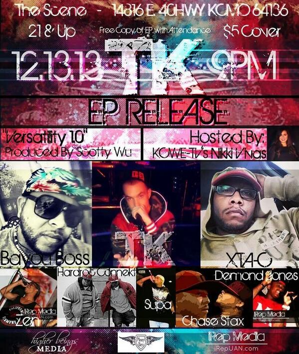 JonasPrejean's tweet photo. Im in the building with my HB fam this friday!! @Ty3K @XtaC3 @NikkiVivasKCWE @debonairDRew @DJGearKC and much more!! http://t.co/odksYhAXtT