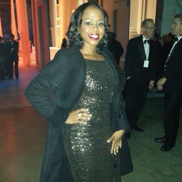 Thank u 4 my stunning look 2 meet the First Lady n her husband at the White House @stylistjenrade my long time friend
