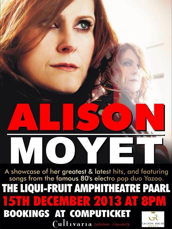 Alison Moyet in SA this week for concerts in Gauteng &amp; Cape cc <a href="/CapeTown/">ᑕᗩᑭE TOᗯᑎ</a> @mimiJoburg