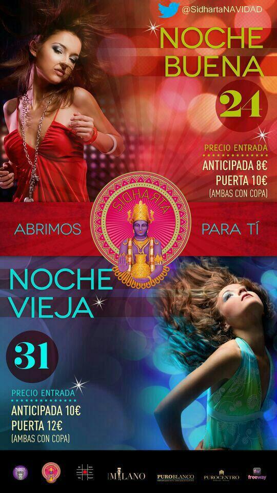 usdefiesta's tweet photo. SIDHARTA NOCHE BUENA Y NOCHE VIEJA.
RESERVA AQUÍ TU ENTRADA. http://t.co/sni9wcZw6B