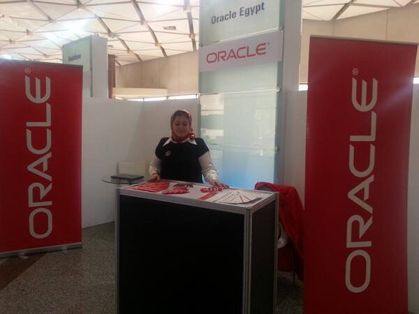 OracleCareers's tweet image. #Oracleteam is @cairoict today!Visit our booth and meet @NermineRecruite #Oracle Recruiter