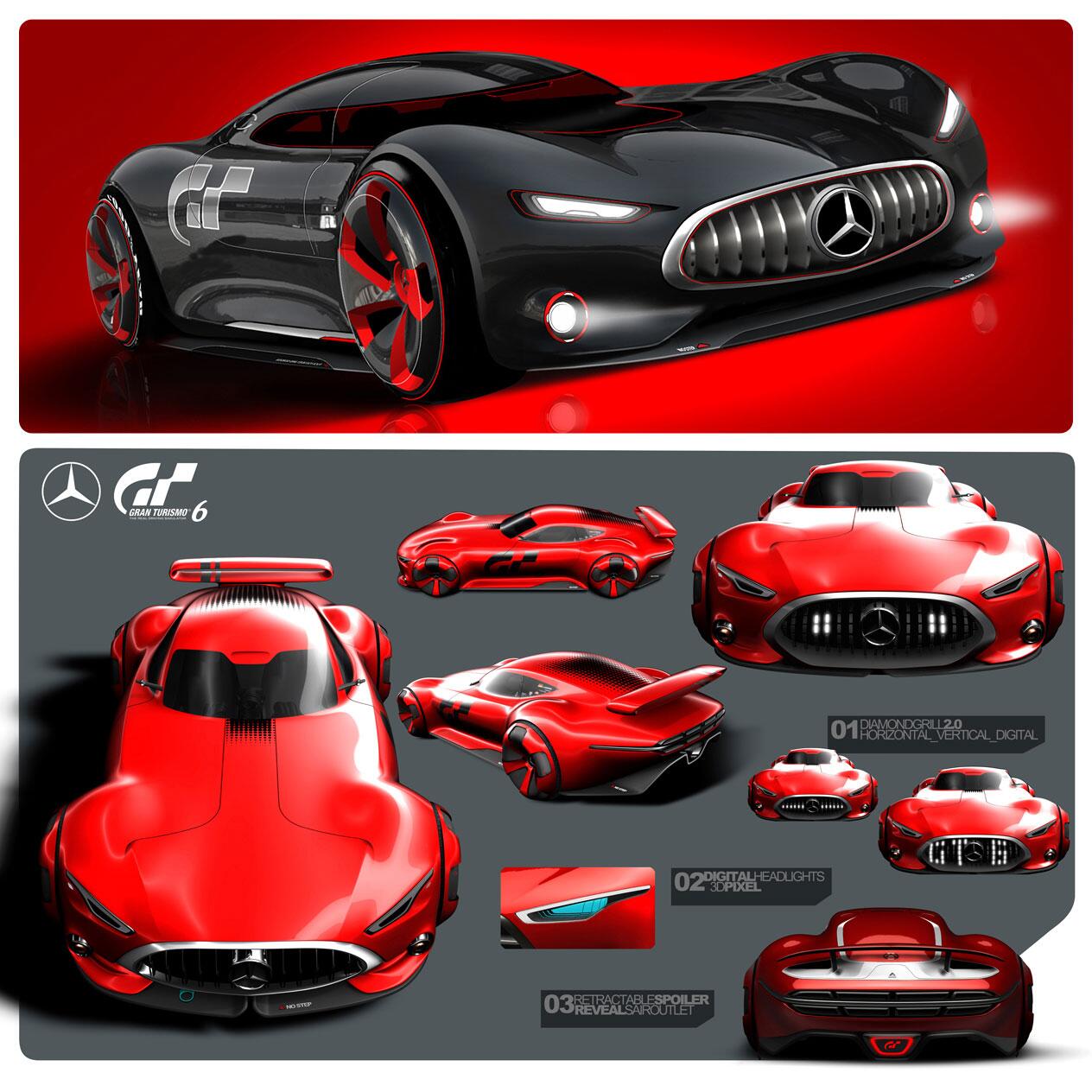 Car Body Design on Twitter: "Mercedes-Benz AMG Gran Turismo Concept - New Design  Sketches http://t.co/bFKnIzcuwD #design http://t.co/LQ0hUC7gF5" / Twitter